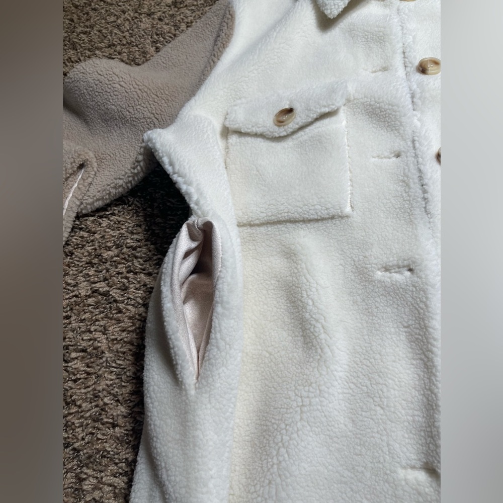 Rebecca Minkoff Plush Long Shirt Jacket - Picture 4 of 12